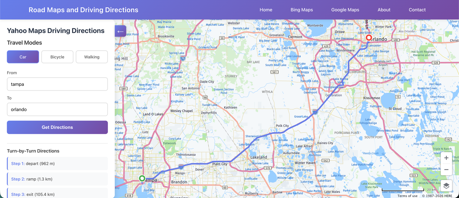 Yahoo Maps Driving Directions - Your Complete Navigation Solution