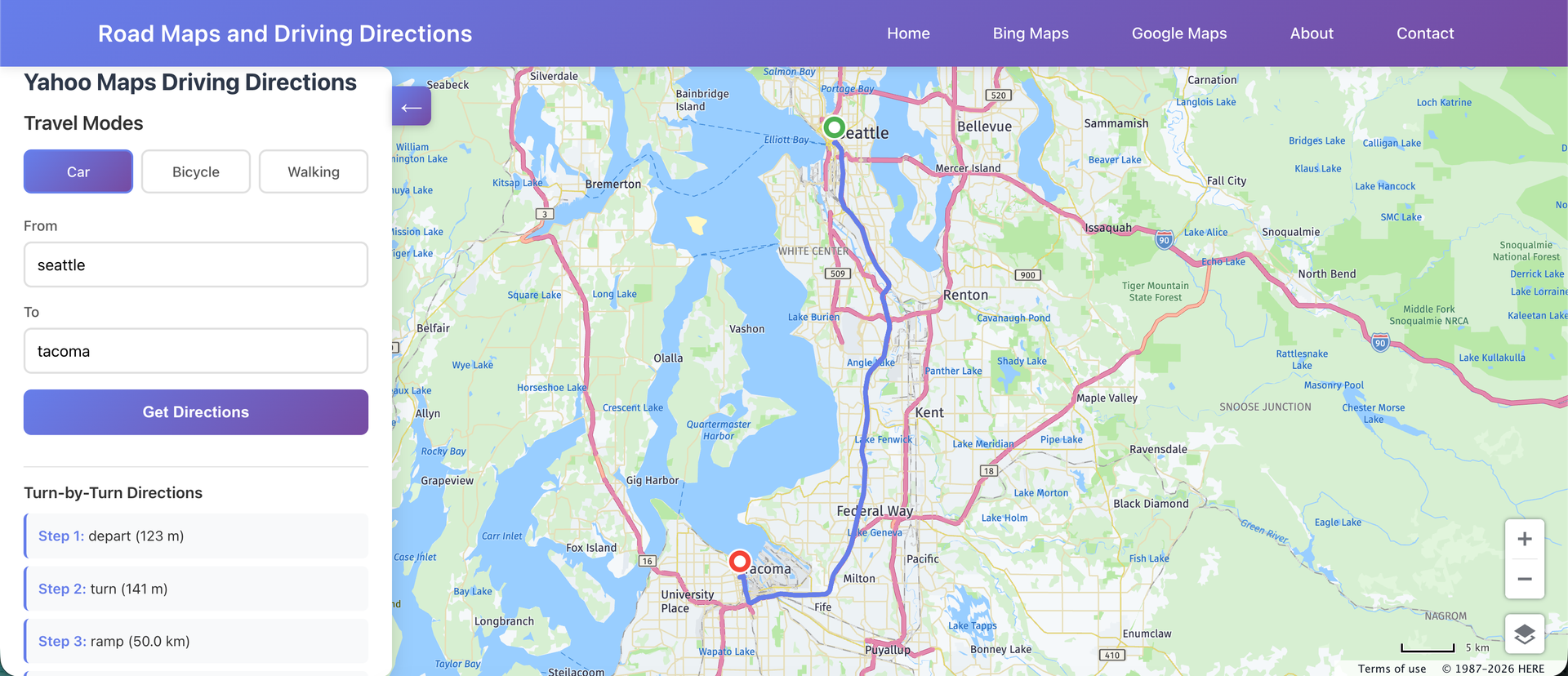 Why Choose Yahoo Maps Driving Directions